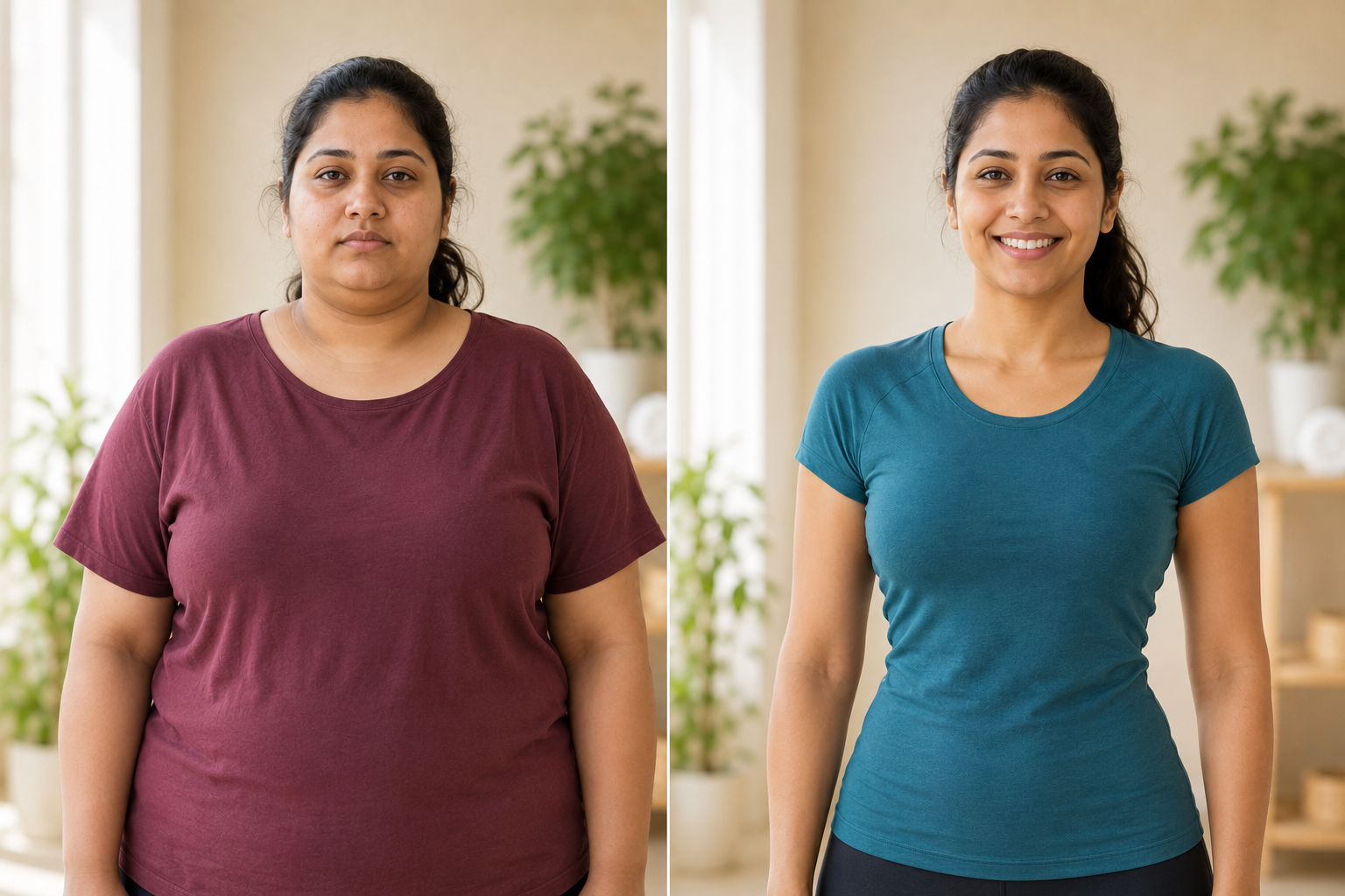 Neha S. (Lifestyle Transformation) before and after